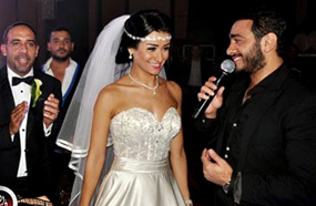 تامر مع العروس