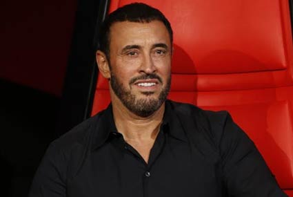 كاظم الساهر في المؤتمر الصحفي