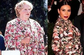 روبين ويليامز وكيم كارداشيان 