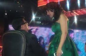 دنيا ووالدها سمير غانم