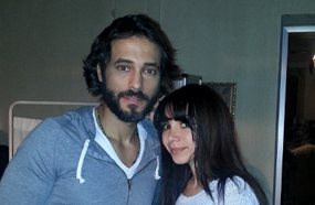 يوسف الشريف وزوجته إنجي باللوك الجديد