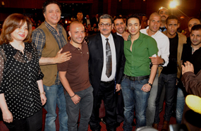 سيد معوض ومحمد رمضان ووائل جمعة وحمادة هلال ووائل رياض وإيمان البحر درويش وإلهام شاهين