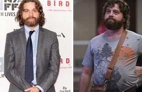 زاك جاليفياناكيس قبل وبعد خسارته للوزن