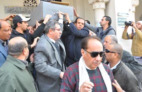 جنازة الفنانة زهرة العلا