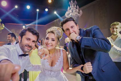 حفل زفاف الممثلة جوي سلامة