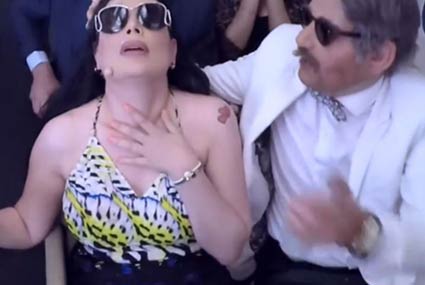 عبير صبري تفقد الوعي في &quot;رامز واكل الجو&quot;