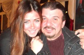 أحمد سلامة ونجلته سارة