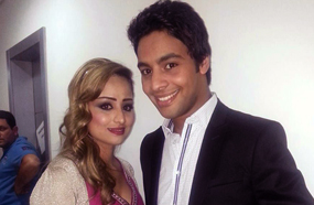 أحمد جمال في الكواليس مع برواس حسين