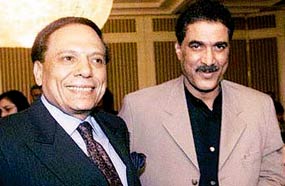 أحمد زكي مع عادل إمام