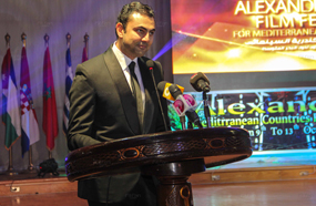 محمد كريم في حفل افتتاج مهرجان الإسكندرية