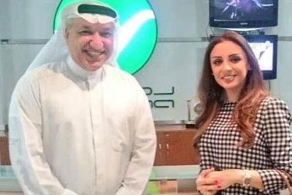 أنغام مع سالم الهندي في مقر شركة &quot;روتانا&quot;