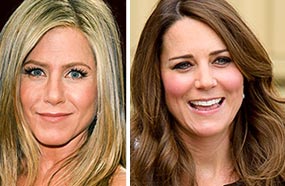  كيت ميدلتون دوقة  كمبريدج وجنيفر أنستون