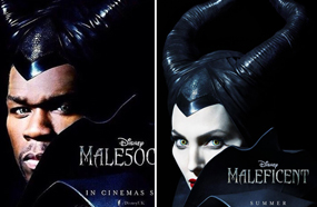 فيفتي سينت ينافس أنجلينا جولي في دور الساحرة &quot;Maleficent&quot;