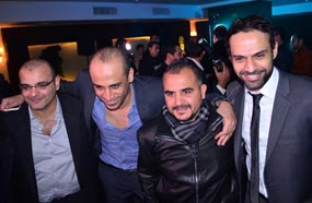 أمير طعيمة ووليد سعد ومحمد يحيى وأيمن بهجت قمر