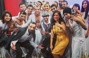 فريق "Sima" ودانيل صايغ يحتفلون بالفوز