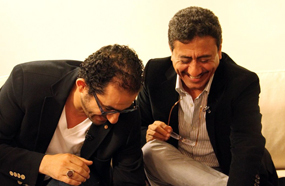 ًصورة من كواليس Arabs Got Talent تجمع القصبي وحلمي