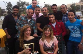 أحمد السقا مع محبيه 