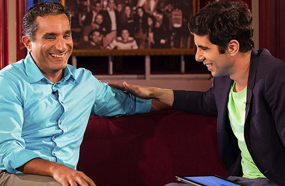 باسم يوسف مع جعفر عبد الكريم