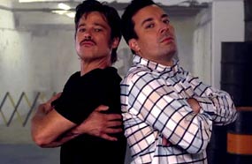 براد بيت يتحدى جيمي فالون