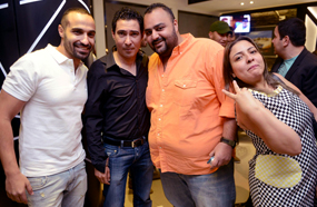 مي كساب تداعب بركات وشيكو وأحمد فهمي