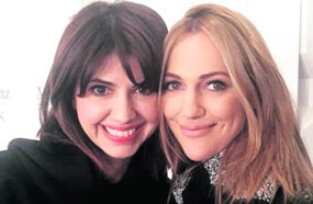 مريم أوزرلي مع نيهان بوراك