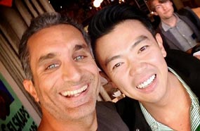 باسم يوسف مع ونهو تشانج