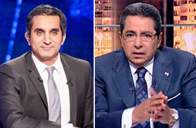 محمود سعد وباسم يوسف