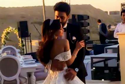 كارمن سليمان وزوجها مصطفى جاد