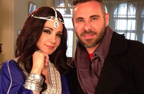 ديانا مع خبير التجميل فادي قطايا