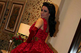 ديانا حداد بثوب رائع