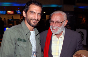 جورج إسحاق مع عمرو واكد في الشتا اللي فات