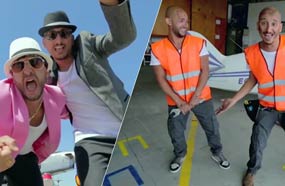 شادي ألفونس وخالد منصور في إعلان البرنامج