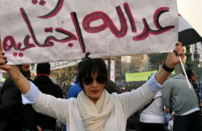 شيريهان في الميدان تحيي ذكرى ثورة يناير بنفس مطالبها