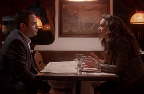 هند صبري ومحمد شاهين في لقطة من أحداث &quot;امبراطورية مين&quot;