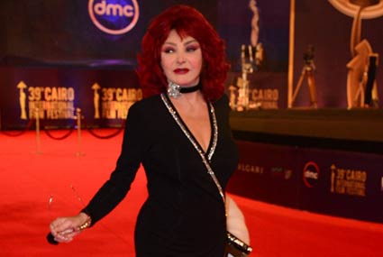 نبيلة عبيد في حفل افتتاح مهرجان القاهرة