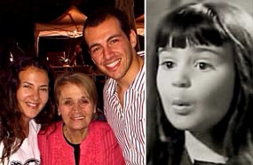 دنيا سمير غانم وزوجها مع الطفلة المعجزة &quot;فيروز&quot;