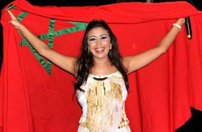 جنات تغني عددا من أغنياتها الشهيرة