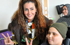 غادة عبد الرازق في مستشفى 57357 