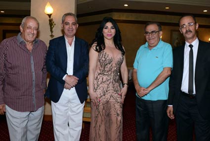 غادة إبراهيم في حفل الافتتاح