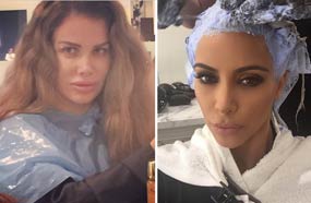 كيم كاردشيان ونيكول سابا