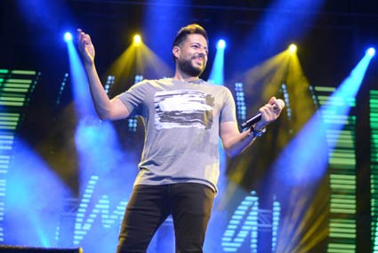 محمد حماقي‎ في حفل المنصورة