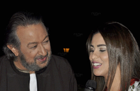 مي سليم غنت لنور الشريف في عيد ميلاده