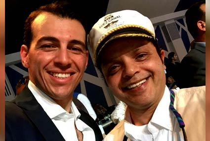 محمد هنيدي مع الإعلامي رامي رضوان