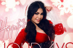 هيفاء في زي &quot;بابا نويل&quot;