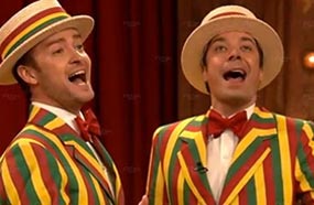 جاستين تيمبرلايك وجيمي فالون 