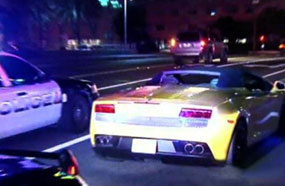 جستين بيبر لحظة إلقاء القبض عليه