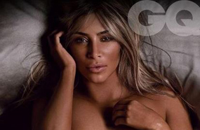 كيم كارداشيان عارية في مجلة GQ