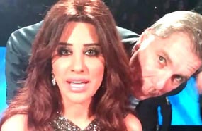 علي جابر يمزح مع نجوى كرم