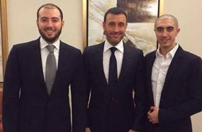 كاظم الساهر وابنيه