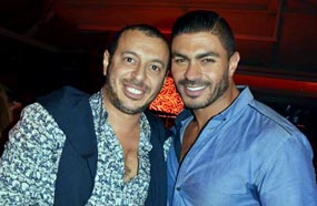 مصطفى شعبان في عيد ميلاد خالد سليم